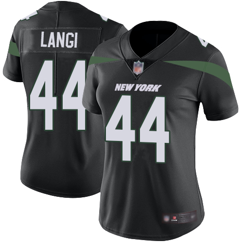 New York Jets Limited Black Women Harvey Langi Alternate Jersey NFL Football #44 Vapor Untouchable